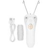 Joyzan Epilatore Elettrico con Filettatura, Donna Filo di Cotone Corpo Rasoio Rimozione Filettato Elettrica dei Peli Viso Ricarica USB per Femminile Facciale Gambe Braccia Massaggiatore Bellezza Braccio