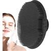 Imtrub Pulitore viso multifunzione in silicone | Spazzola per la pulizia del viso, lavaggio manuale manuale del viso, rimozione per bagno, viaggio, Nero