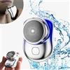 UGIF Mini-Shave Portable Electric Shaver, Men's Electric Shaver, Pocket Size Portable Shaver, Wet And Dry Mens Razor, USB Rechargeable Shaver, Easy One-Button Use Suitable for Home, Car, Travel