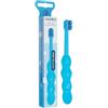 Nordics Organic Care Spazzolino da denti ecologico per bambini, da 0 a 2 anni, con 4.080 setole, blu | Nordics