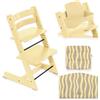 Stokke Kit Tripp Trapp con Cuscino Eco e Baby Set 2 - Lemon Yellow - Lemon Daze Eco