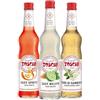 Toschi Set per aperitivo: Sciroppi Spritz, Mojito e Fiori di Sambuco per aperitivi, alcolici o analcolici.