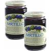 Agritur - Confettura Extra Biologica di Mirtillo Classic Bio, 60% Frutta, con Zucchero di Canna e Pectina, Naturale e Gustosa, Ideale per Colazione, Dolci e Yogurt, Pack 2×330 g