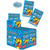 CASA DEL DOLCE Frizzy Pazzy Pittura Lingua, Bustine da 7 g, Display da 50 Pezzi, Bubble Gum Scoppiettatante, Made in Italy, Idea Regalo per Compleanni e Feste