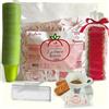 20Tipici Zucchero & Proverbi - 200 Bustine da Gr 5-1 Kg + 50 Palettine caffè + 25 Biscotti alla Cannella + 50 Bicchieri Caffè (KIT: 1 Kg + Palettine + Biscotti Lotus + Bicchieri) Box 20Tipici