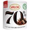 Valor, Cacao Nero Solubile 70% Sapore intenso e delizioso - Ideale per la colazione con latte caldo o freddo 300 gr