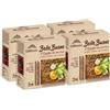 CAIYA 4X Galbusera Belle Buone Cracker ai 5 Cereali Segale, Avena, Farro, Quinoa e Grano Saraceno 200g