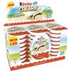 CAIYA Kinder Creamy Milky & Crunchy, Cioccolato con Crema al Latte e Riso Soffiato, Confezione da 24x19g