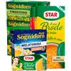 Star Il Mio Brodo di Pollo 1L + Brodo di Carne Mista 1L + Il Mio Dado Classico Confezione da 30 + Sognid'oro Camomilla 16 Filtri + Tisane Regolarità Finocchio e Rilassante 3 Confezioni da 20 Filtri