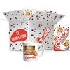 Generico Biscotti Frollini Gocciole Cioccolato, 12 Pacchi da 500 g + Tazza in ceramica bianca personalizzabile con immagine, foto, testo e nome