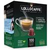 Generico 100 LOLLO CAFFE miscela CLASSICA compatibili con Nespresso -
