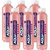 Generico 6X Aquavitamin gusto Frutti Rossi Beauty-You, Bevanda Analcolica con Vitamine, 400ml