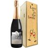 Bottle-Up Regalo San Valentino - Prosecco DOC personalizzato e cassa legno - Idea regalo per innamorati, anniversario di fidanzamento e di matrimonio (Lettera con foto e dedica, Love is in the bottle)