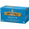 Twinings of London - Lady Grey Tea- (Tè nero, scorza d'arancia e di limone e aroma di agrumi) Ideale per ogni momento della giornata - 25 confezioni da 2 grammi - Totale 50 grammi