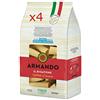 ARMANDO X4 PASTA ARMANDO IL RIGATONE DI SEMOLA DI GRANO DURO ITALIANO - TRAFILATA AL BRONZO - ZERO RESIDUI DI PESTICIDI E GLIFOSATO (4 X 500gr)