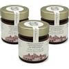 Conti di Gropello - Box 3x Crema Spalmabile Gianduia con Granella di Nocciole 200 g - Crema Artigianale Naturale Prodotta con Nocciole del Piemonte e Cacao Amaro