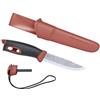 Morakniv Companion Spark Red - Coltello fisso unisex da adulto, manico, lama: 104 mm