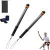Homelyze Ropeless Battle Rope Trainer with Adjustable Weights - Quiet Cordless Workout Equipment for Home Gym, Portable Strength & Cardio Training Tool for Men and Women (black)