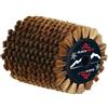 RaceWax Spazzola per rotore in rame/bronzo, per cera da sci, SpeedBrush 120 mm