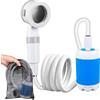 Generic Pompa Doccia Da Campeggio Spruzzatore d'Acqua, Lavaggio, Pulizia | Doccia Portatile A Pompa Per Esterno 5000 mAh Per Campeggio Viaggio Spiaggia Esterno Camper Lavaggio Auto Bagno Animali