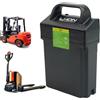 JCXYL EV Batteria per transpallet Elettrico da 24 V 20 Ah, Batteria per Carrello elevatore Elettrico da 24 Volt, batterie LiFePO4 da 24 V per Kit Motore MT12/EPT12-EZ da 0-500 W,Withoutlight,24V 20AH