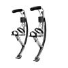 Skyrunner, Trampoli a canguro per adulti, per salti ed esercizi di fitness (70-90 kg), colore: nero