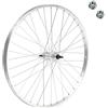 ECOVELO C2638PS7 Ruota Cerchio Posteriore CityBike Bicicletta 26 x 1 3/8-7 Velocità in Alluminio Mozzo in Acciaio Chiusura con dado Silver