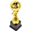 ARTSEWPLY Coppa Design Creativo Dorato Calcio Pallone d'oro Coppa Calcio in Plastica Decorativo e Leghe Sportive