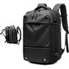 Generico Zaino Sottovuoto Viaggio 60L Travel Trunky 2.0 Vacuum Bags Travel con Pompa, Zaino a Compressione Sottovuoto, Espandibile (Nero)