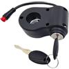 CERFFOOL Serratura elettrica a 2 pin per Kugoo Kukirin G2 Pro / G2 Max con chiave di ricambio per scooter elettrici accessori