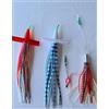 Generico Kit Artigianale Per Pesca a Traina - Doppio Teaser e Octopus Armato - Lenza Completa 2.30 mt circa