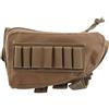 Gexgune Tactical Buttstock Fucile Shotgun Stock Portatile Sacchetto Shell Cartuccia Titolare Sacchetto Titolare Guancia in Pelle Pad (Khaki)