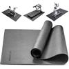 PROIRON Tappetino Protettivo Pavimento 120 x 60 x 0,5cm, Tappeto Palestra Grande ad Alta Densità, Tappetino Antiscivolo per Tapis Roulant, Fonoassorbente, Cyclette, Crosstrainers, Vogatori