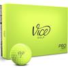 Vice Golf Vice, Palline da Golf Professionali, Vice PRO Neon Lime, Neon Lime, 1 Dozzina