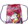 Coriex Sacca Unicorno, chiusura a coulisse, per bambini, borsa, zaino, tempo libero, scuola, palestra, 38 x 29 cm, fuxia - X04272MC