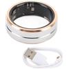 XUXHOU Smart Health Rings, IP68 Water proof Metal Wectable Stewneles Sleep Monitor Ring Fitness Smart Ring (9)