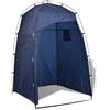 vidaXL Tenda Pop Up da Campeggio Viaggio Spiaggia Cabina Armadio Doccia Privacy Robusta Impermeabile con Borsa in PU e Fibra di Vetro Blu
