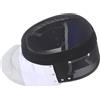 SIXRUN Maschera Sportiva da Scherma Casco Protettivo da Scherma con Pettorina Imbottita per la Pratica Quotidiana e la Competizione Maschera Sportiva da Scherma Nera Maschera da Scherma