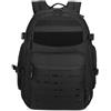 HUNTVP Zaino 40L Uomo Tattico Militare 1000D Zainetto Molle per Sport Viaggio Ciclismo Campeggio Escursionismo(40L-nero)
