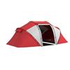Outsunny Tenda da campeggio per famiglie 4-6 persone tenda a cupola impermeabile leggera, ventilata 2 cabine finestra grande porta facile da montare 4,3L x 2,4l x 1,7H m grigio rosso