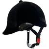 Ronyme Casco da Cavallo per Cavalli Attrezzatura da Equitazione Attrezzatura da equestre Professional Velvet Nero per Uomini Donne Capo di Casco equestre