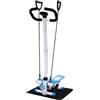 Naxidf Stepper fitness con manubrio Stepper 2 in 1 attrezzo per allenamento fino a 150 kg, per allenamento a casa, fitness, altezza regolabile, sistema di azionamento idraulico, basso rumore, stepper fitness