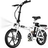 COLORWAY BK5S Bici Elettrica Pieghevole 16 - 36V 12Ah Batteria Rimovibile, Motore 250W, Bicicletta Elettrica Uomo Donna, EBike, City Bike Pieghevole Compatta per Urbano e Pendolarismo
