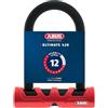ABUS Ultimate 420 U-lock + staffa USH - Serratura per bicicletta con grillo rotondo e staffa - Livello di sicurezza 12