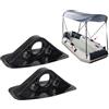 JOINPAYA 2 Supporto per in PVC Staffa per Kayak Accessori per Barche Gonfiabili e Gommone Base Montaggio Tendalino Parasole
