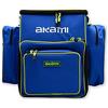 AKAMI Zaino MG21 da pesca rigido con 4 tasche, con 3 scatole interne porta accessori da pesca, 1 borsa termica interna porta esche e una borsa interna porta bobine. Spalliera rinforzata.