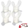 HERCHR Bocchino Subacqueo, 4 Pezzi Boccaglio in Silicone Morbido e Confortevole Inodore Attrezzatura Subacquea Bocchino Regolatore per Immersione Subacquea Boccaglio