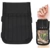 SHARROW Tiro con L'Arco Mini Balestra a bulloni Faretra, Tessuto Oxford Faretra per Frecce da Balestra Portafrecce Mimetico per 12pcs Frecce Balestra (Nero)