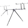 X2 Axis Rod Pod 3 Canne - Regolabile fino a 116 cm - 4 Gambe Regolabili - Alluminio - Supporto Carpfishing Stabile e Compatto