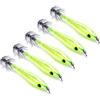 Lergo, 5 esche per pesca a seppie e calamari, si illuminano al buio, GN, Taglia unica